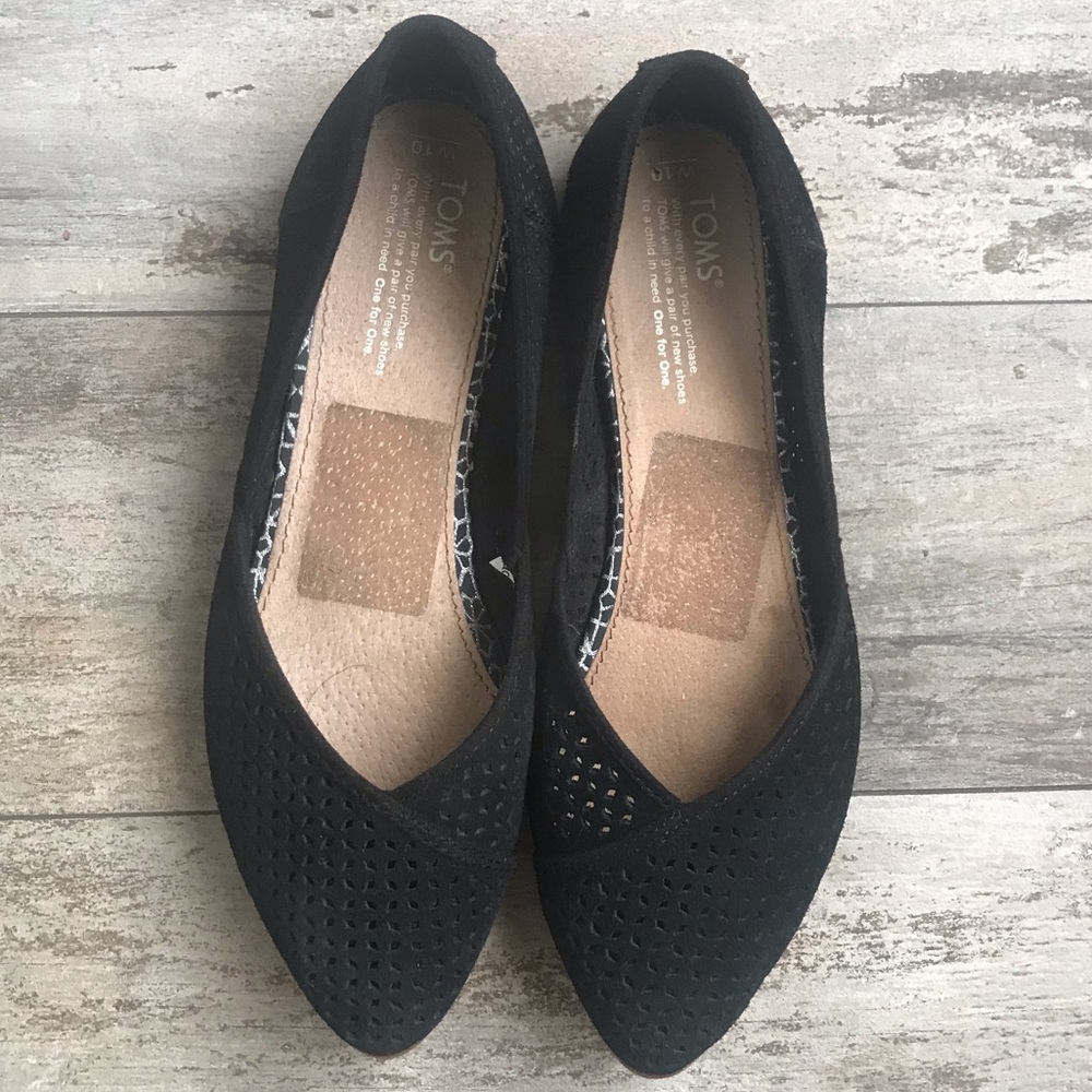 Toms Suede Ballet Flats